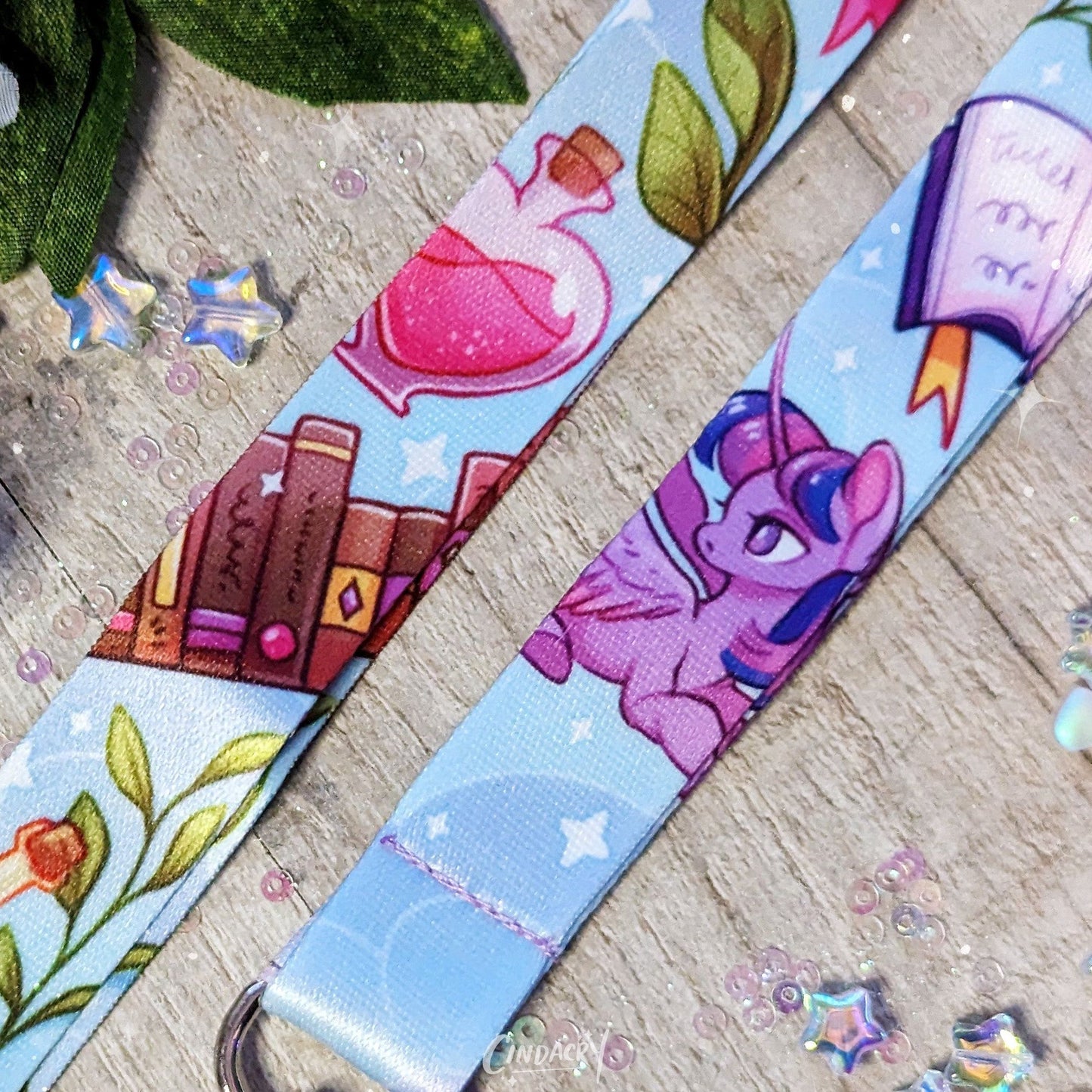 Cordón MLP (unicornio morado inteligente)