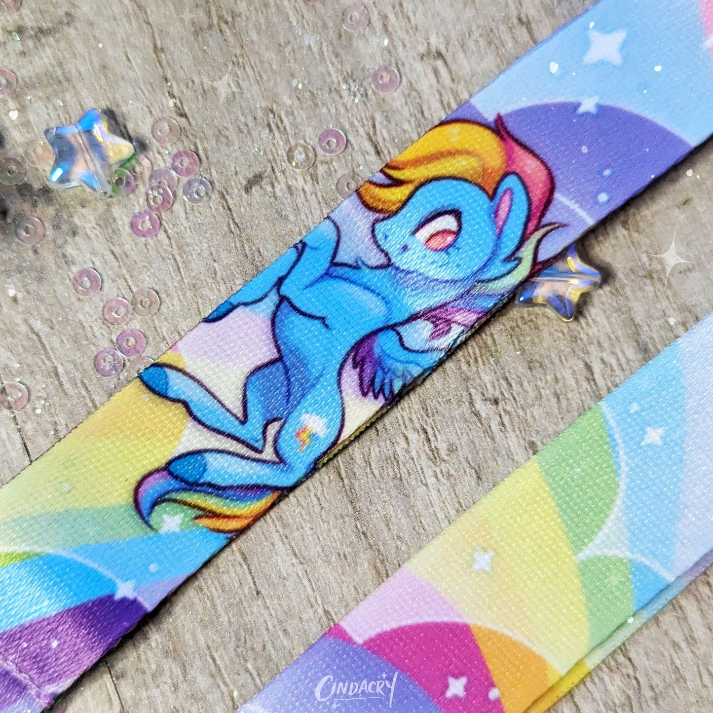 Cordón MLP (Pegaso rápido colorido)