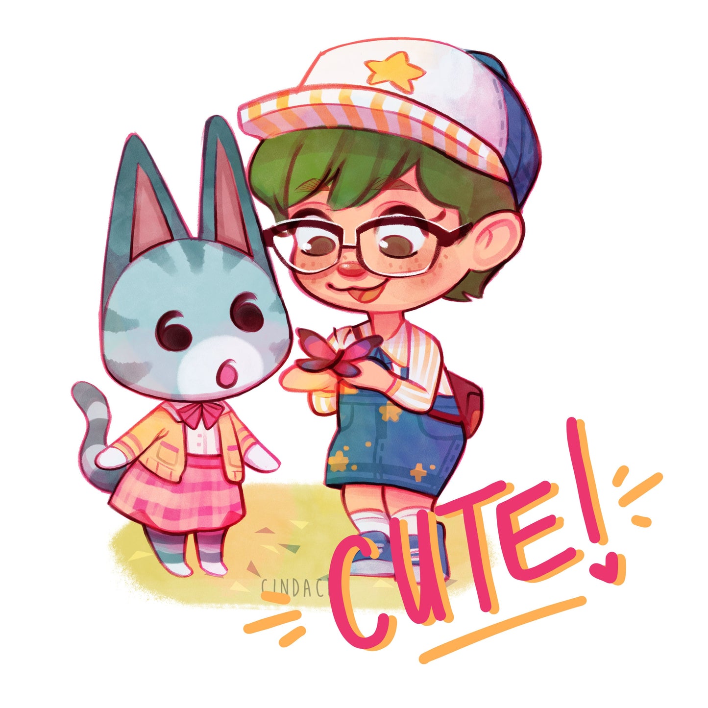 Encargos de arte de parodias personalizadas inspiradas en Animal Crossing