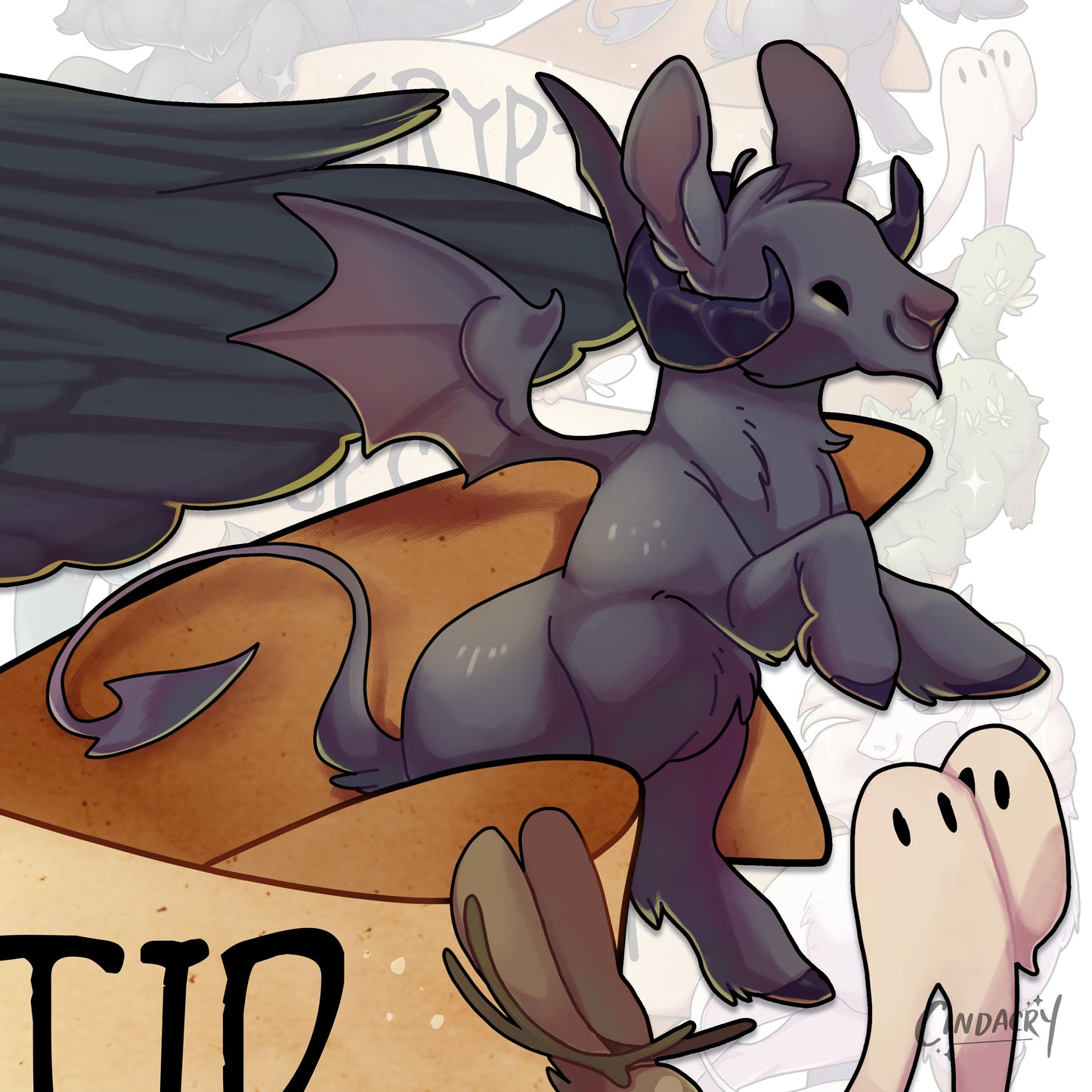 Camiseta de la Sociedad de avistamiento de críptidos | Camiseta de Mothman Devil Fresno Nightcrawlers Bigfoot Nessie Unicorn Cactus Cat Dragonpillar Flatwoods Monster