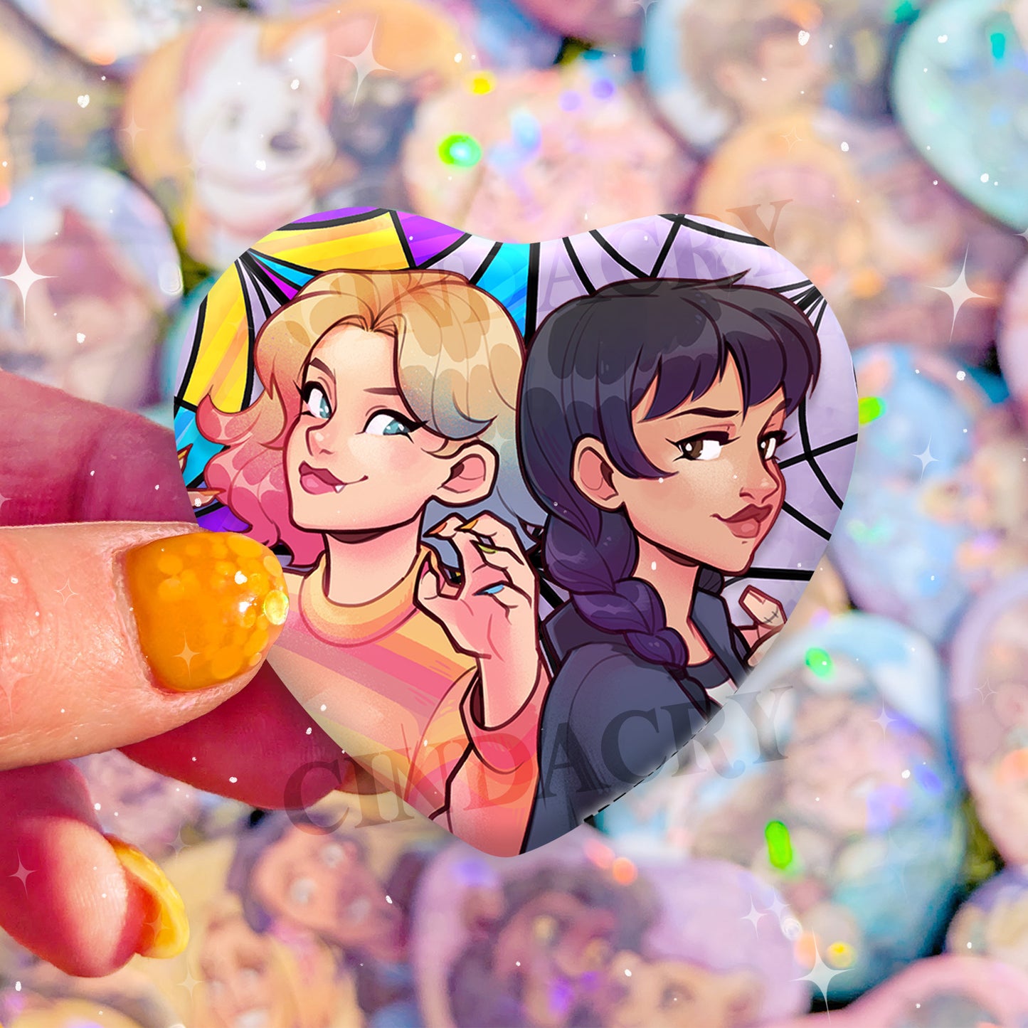 Besties Badge | Wednesday