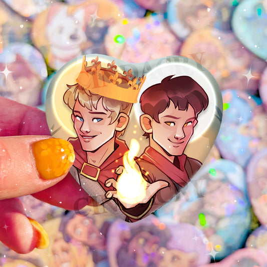 Besties Badge | Merlin & Arthur