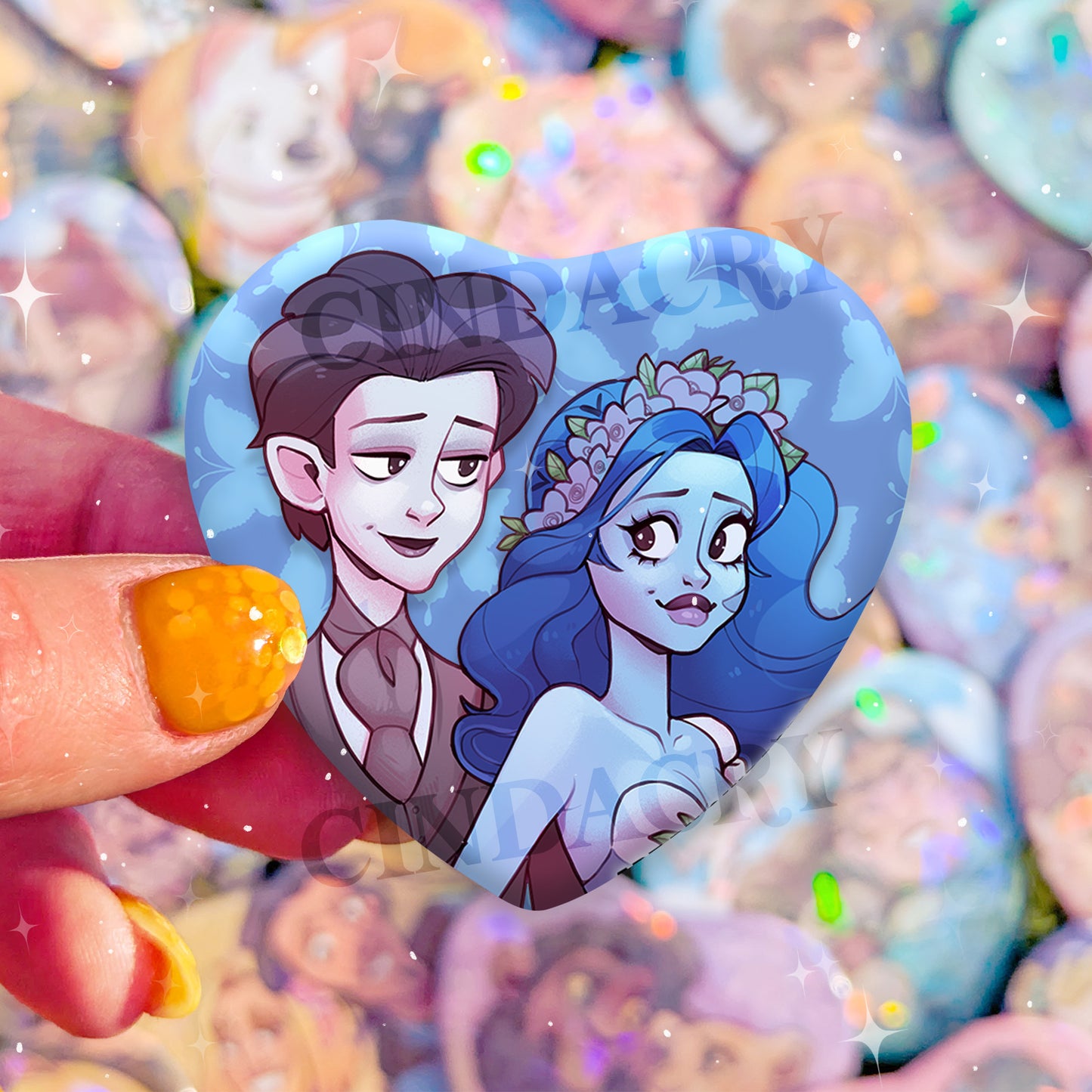 Besties Badge | Victor & Emily