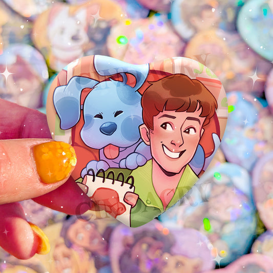 Besties Badge | Blue