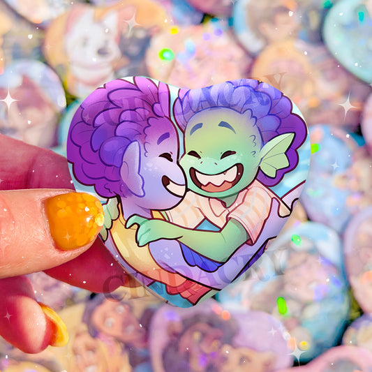 Besties Badge | Sea Monster Buddies