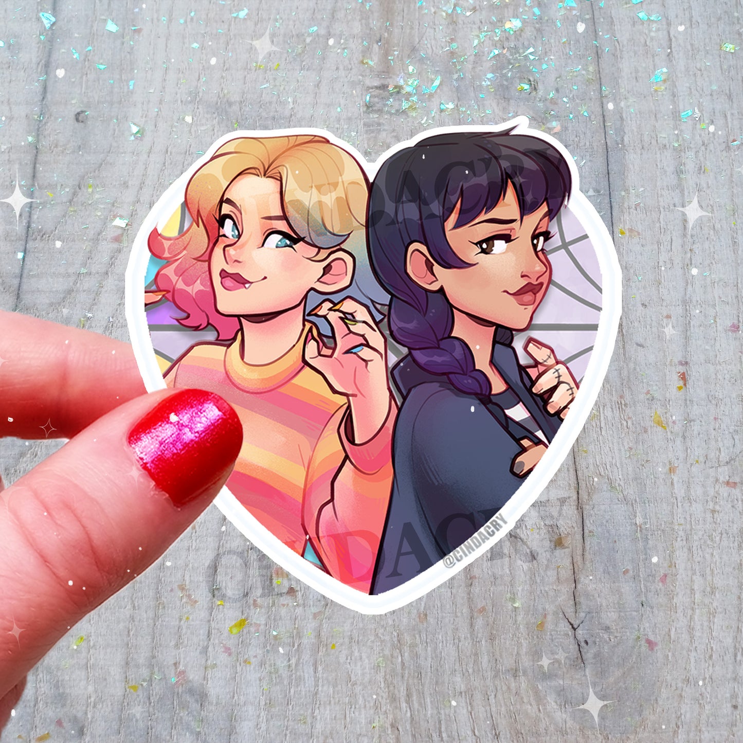 Besties Sticker | Wednesday