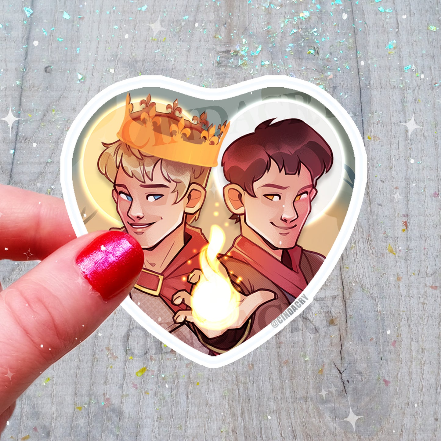 Besties Sticker | Merlin & Arthur