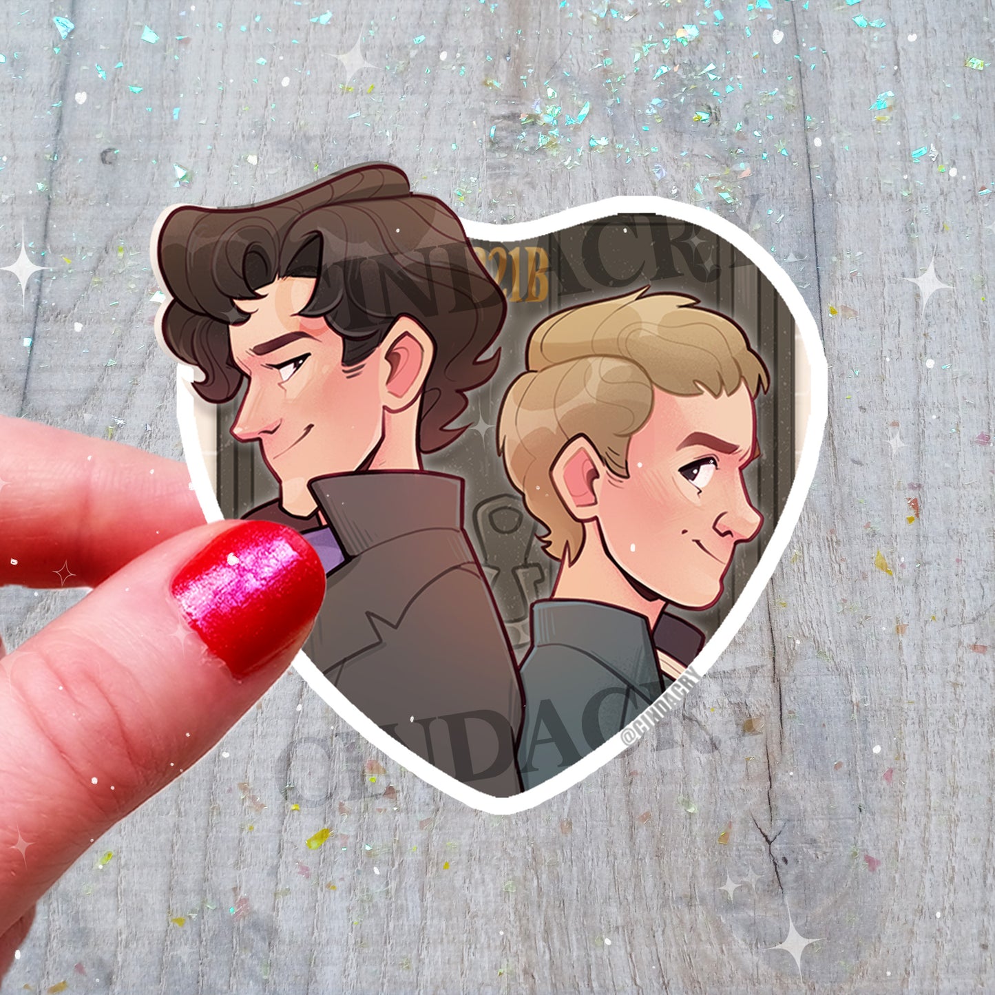 Besties Sticker | John & Sherlock