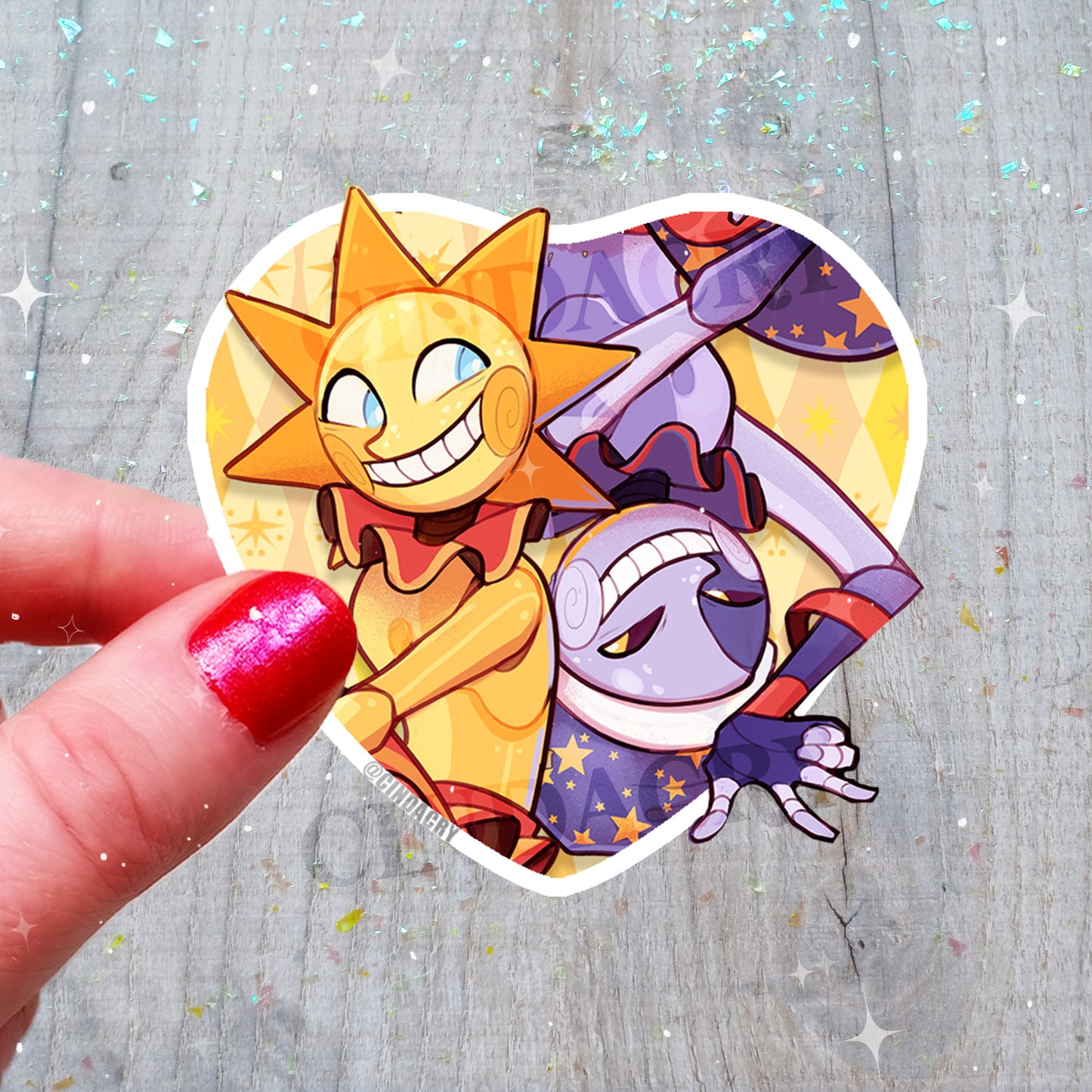 Besties Sticker | Sun & Moon