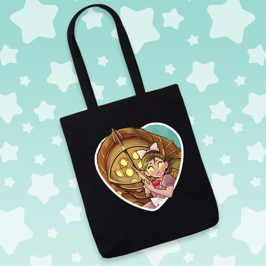 Tote Bag | Big Diver & Little Girl