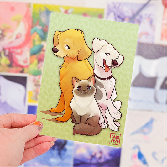 Besties Artwork Print | The Greatest Adventurers