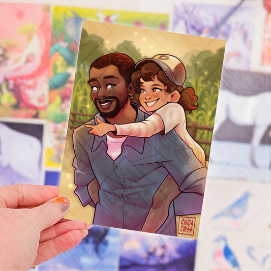 Besties Artwork Print | Lee & Clem