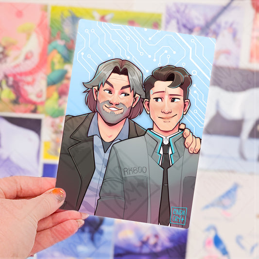 Besties Artwork Print | Connor & Hank