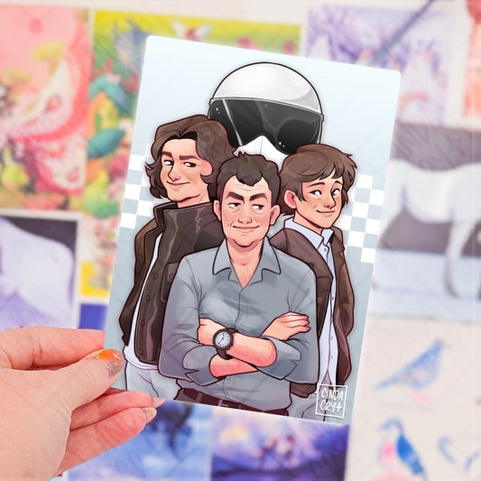 Besties Artwork Print | Car Buddies