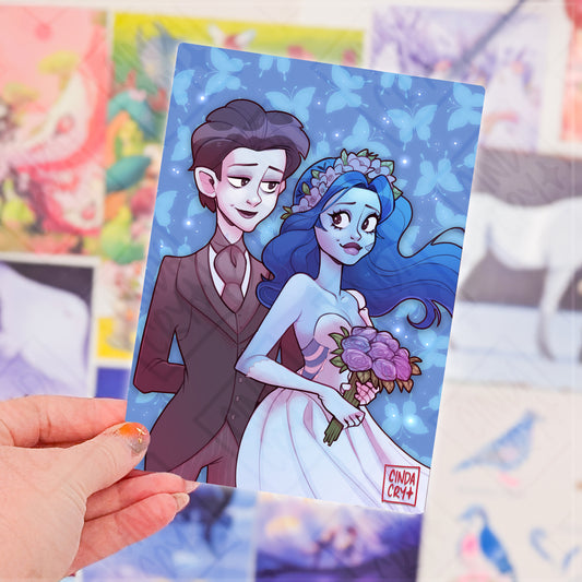 Besties Artwork Print | Victor & Emily