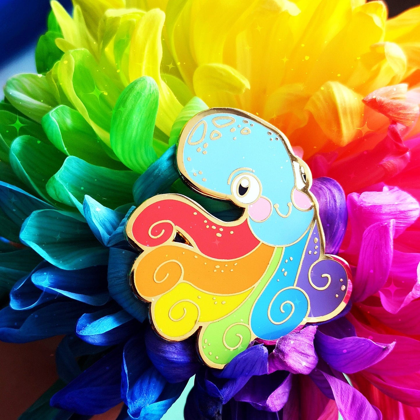 Octopus Ocean Pride Hard Enamel Pin