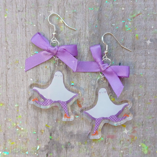 Leg Ghost Earrings