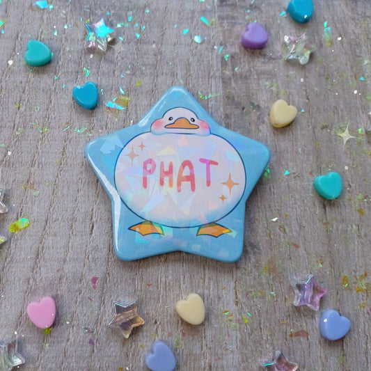 Badge holographique Phat Duck