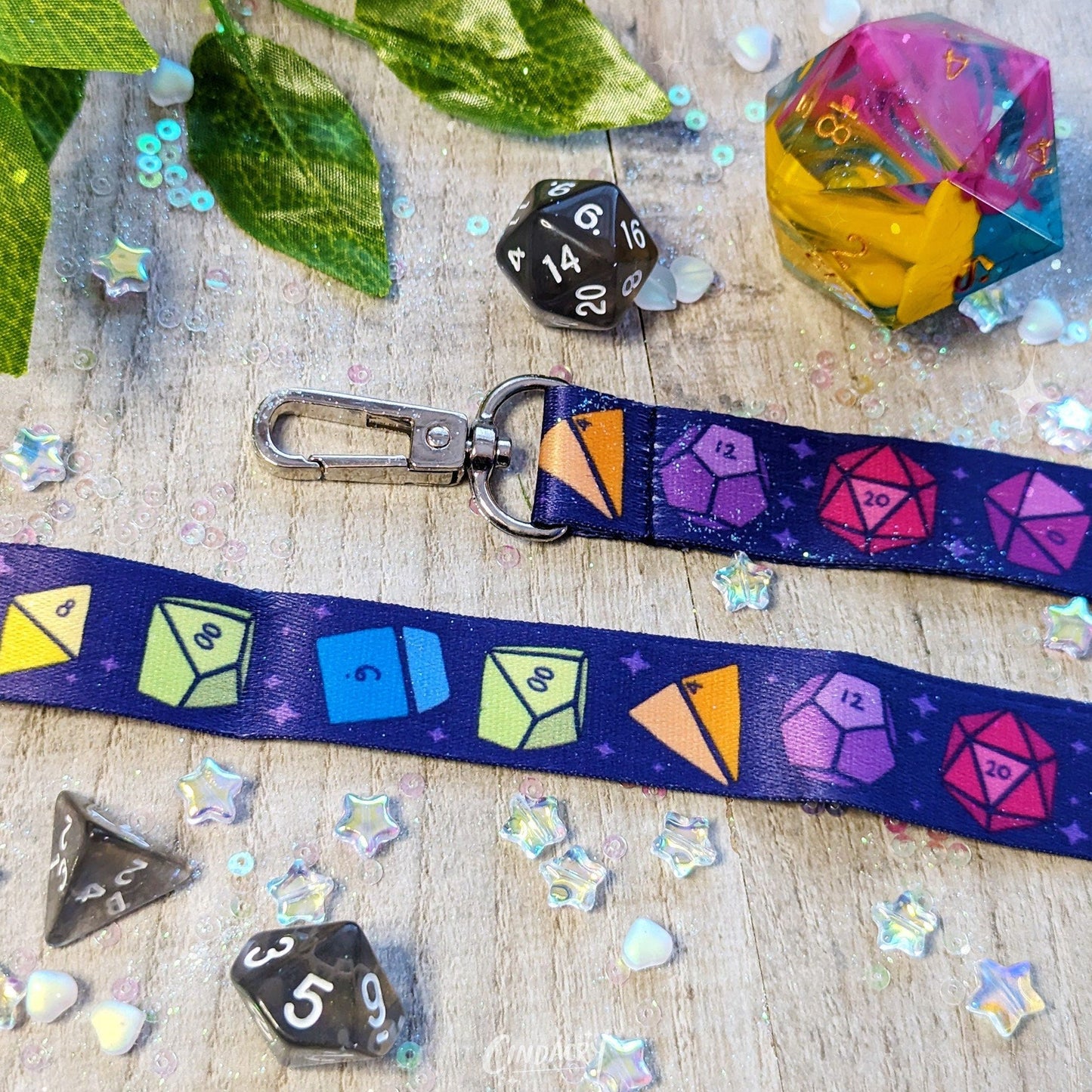 DnD Dice Lanyard