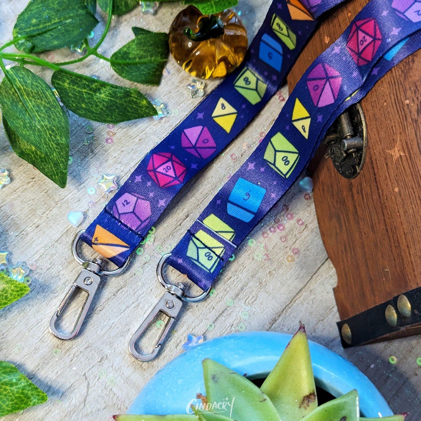 DnD Dice Lanyard