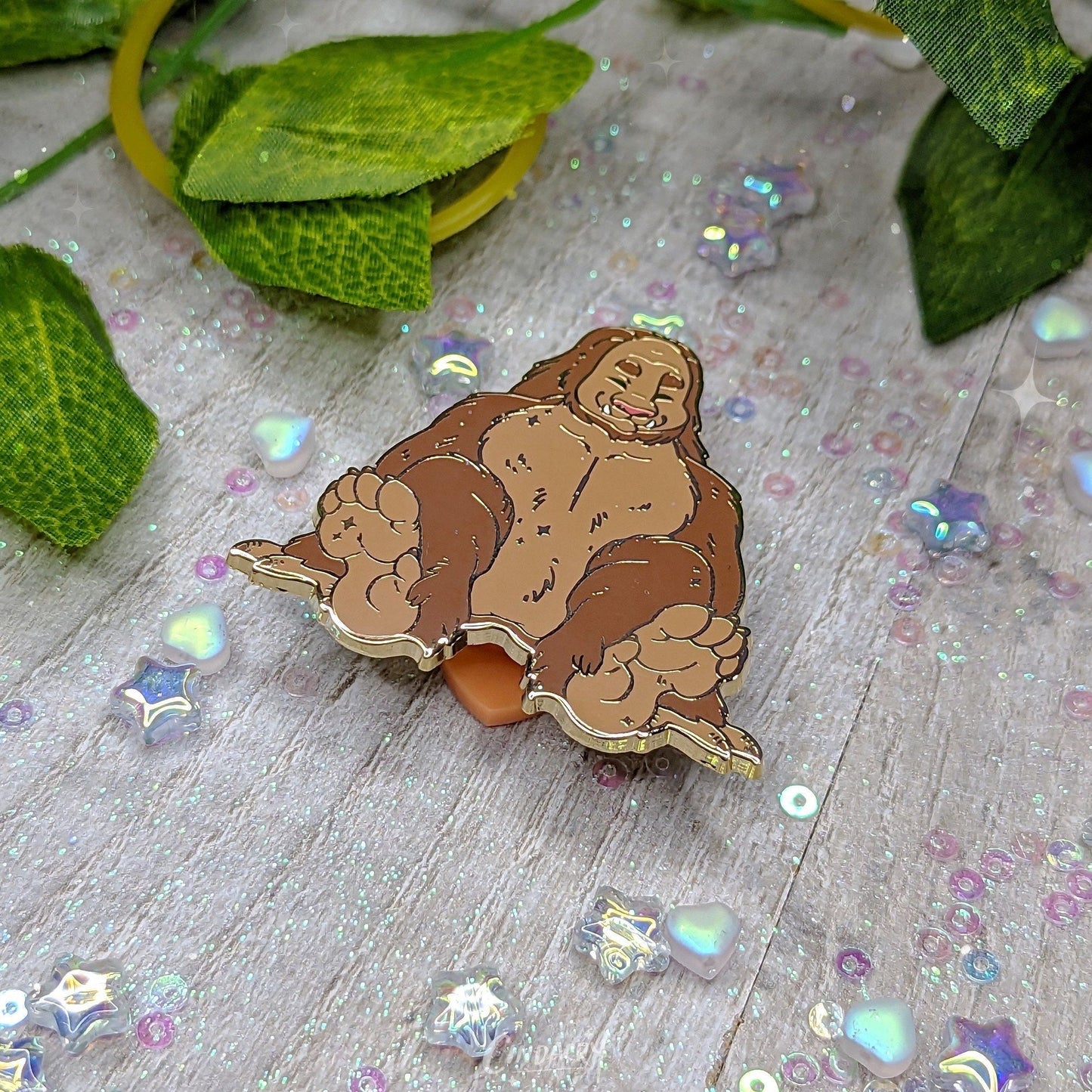 Pin de esmalte de Big Foot | Pin de solapa divertido de regalo