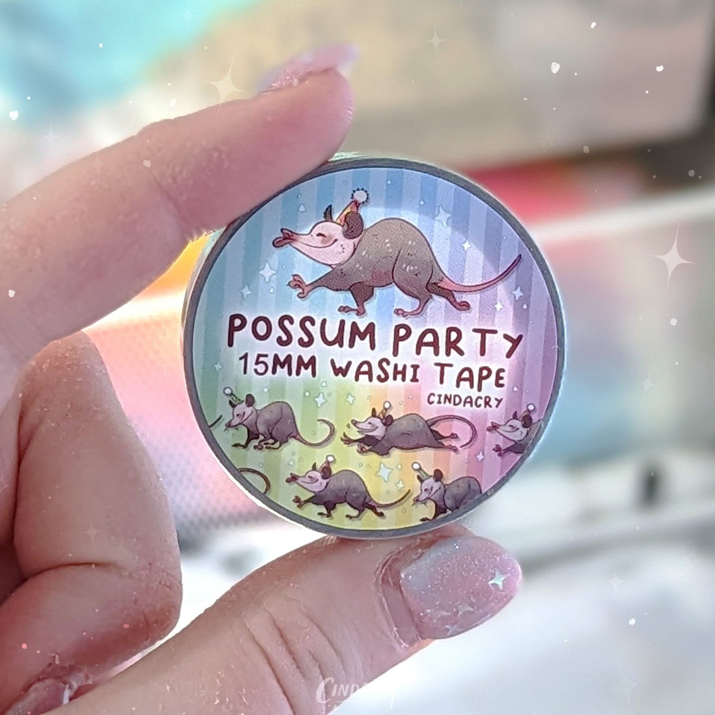 Washi Tape Party Possums